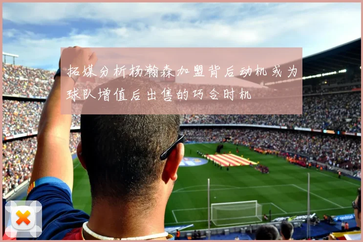 拓媒分析杨瀚森加盟背后动机或为球队增值后出售的巧合时机